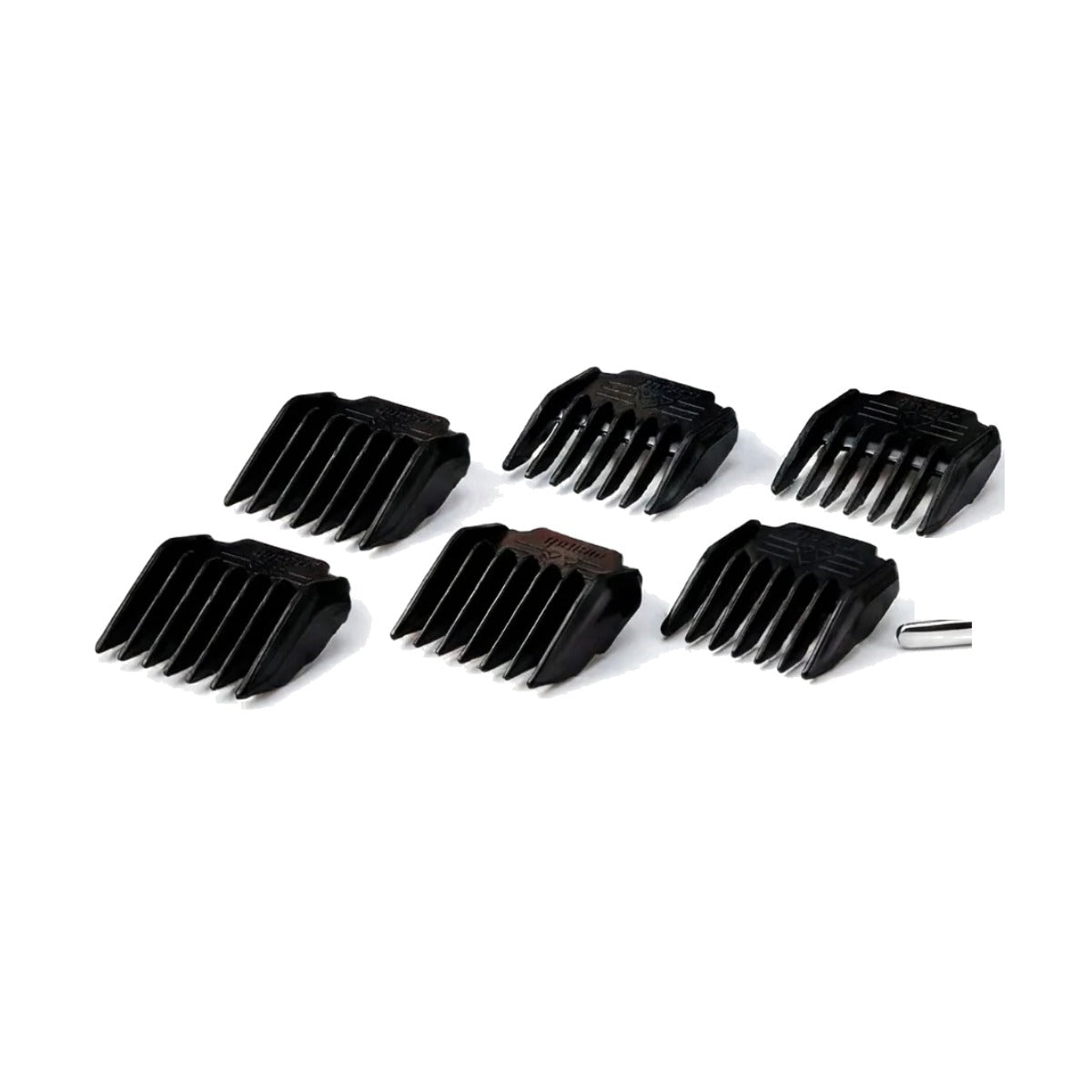 Set of six Furry Touch guide combs for the Pet Grooming Kit